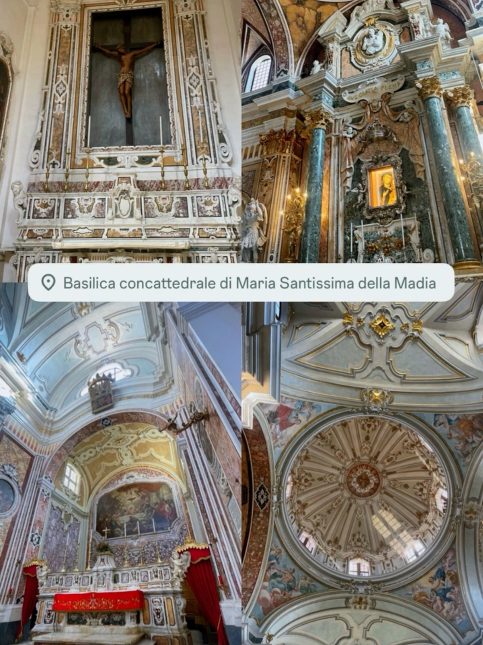 Снимки от Basilica concattedrale di Maria Santissima della Madia от пътуването на Рая Аламурова