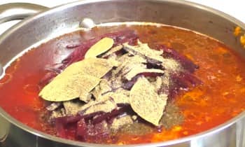 Приготовление борща из квашеной капусты: шаг 10