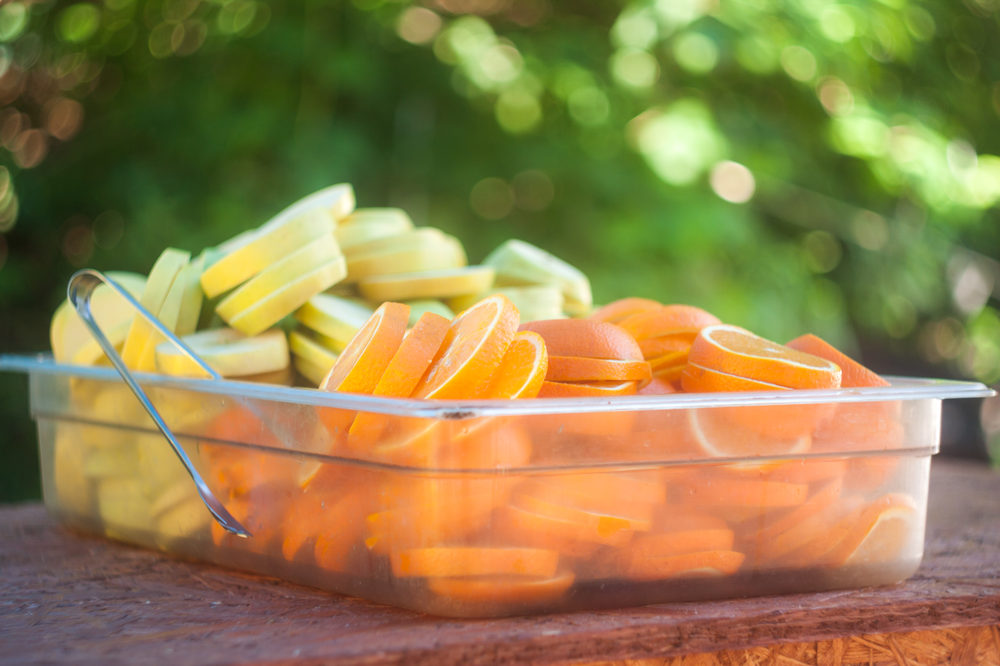 Фруктовая нарезка завтрак