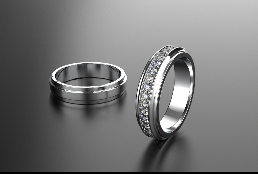 Изготовление дизайнерских свадебных обручальных колец из золота с ...