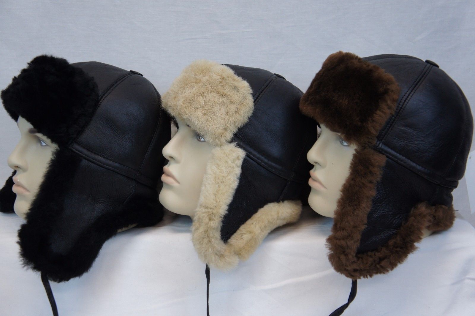 Мужские зимние шапки из овчины