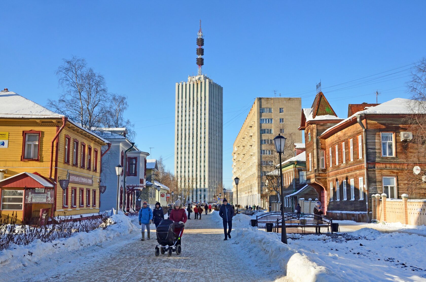 Архангельск фото зимой