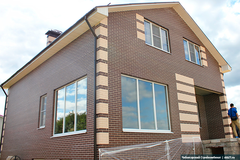 Облицовка дом из керамзитобетона купить оборудование по производству бетона