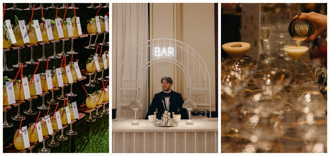 Бар с авторскими напитками на свадьбу