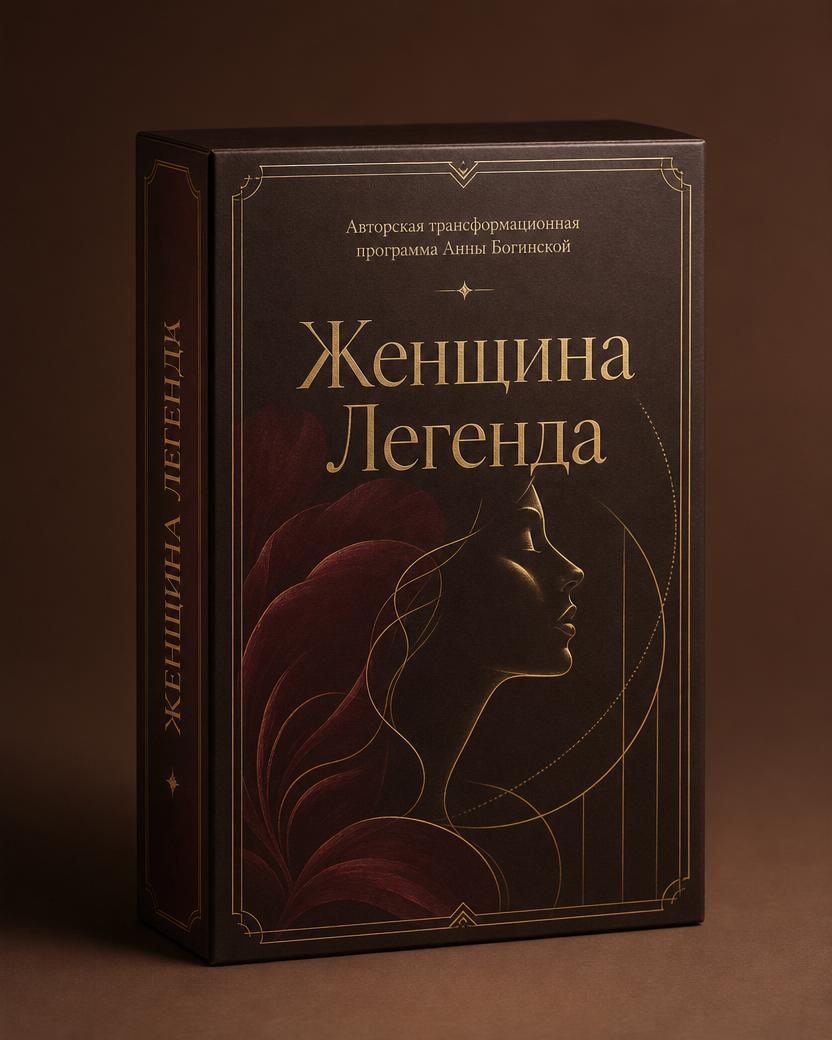 Обложка программы Анны Богинской