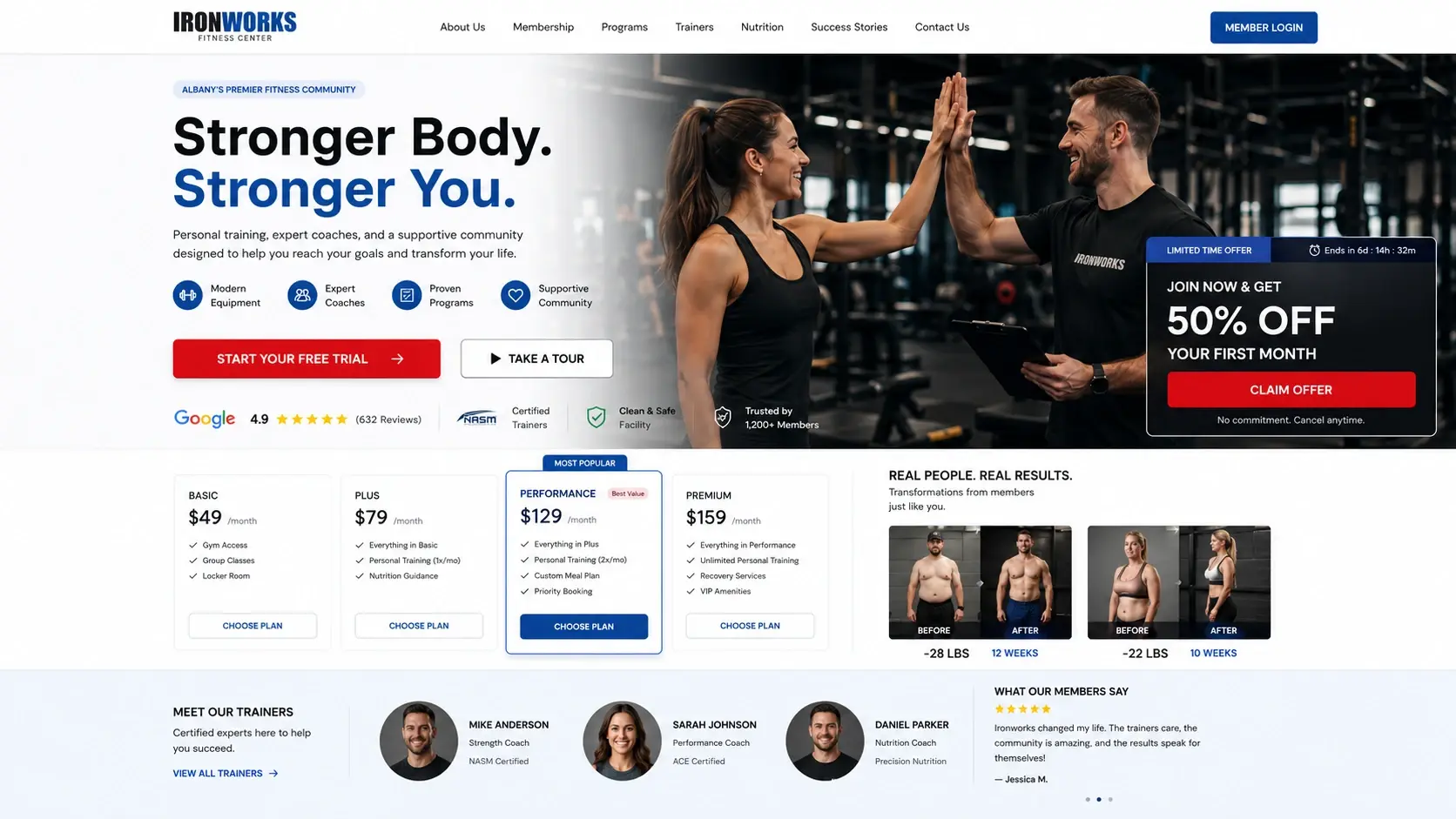 Conversion-focused landing page redesign created with GPT Image 2