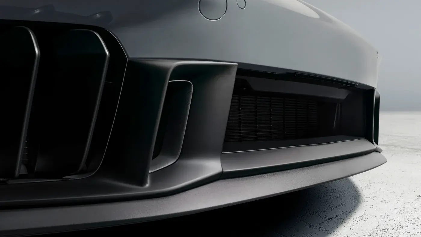 Porsche 911 Carrera GTS в цвете Schiefergrau neo, вид спереди