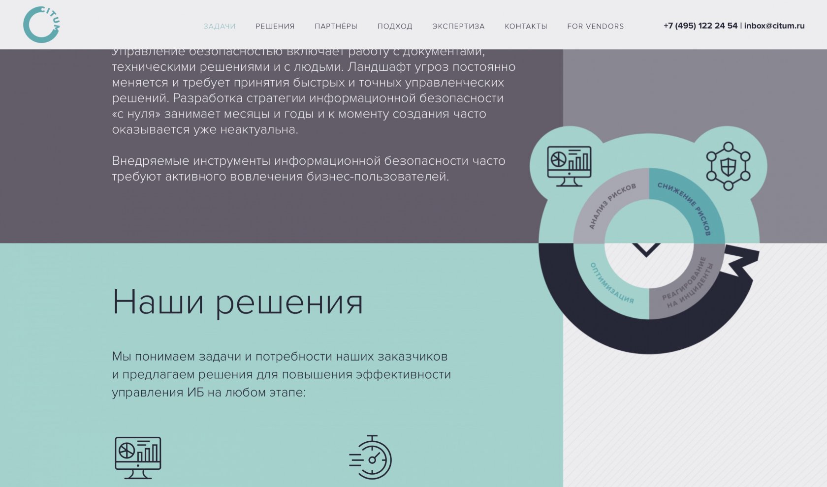 лендинг небольшой цены для IT компании