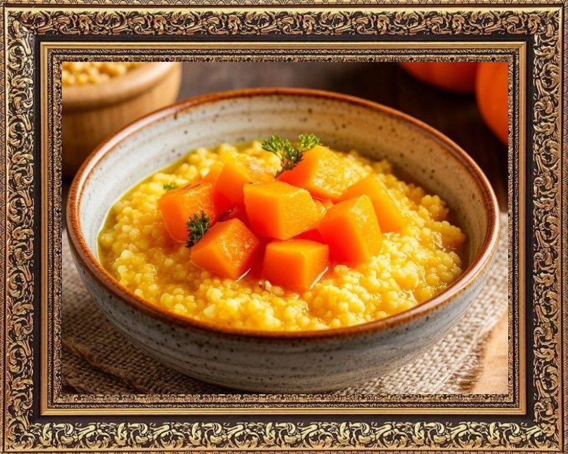 пшенная каша с тыквой на молоке