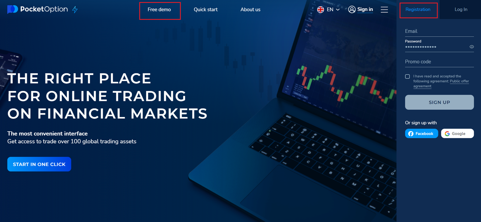 Pocket Option Demo account in India in 2025: Risk free experience