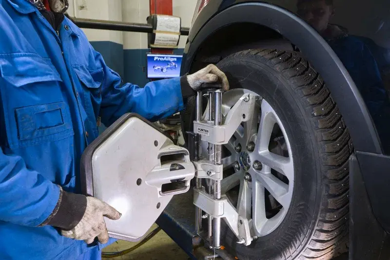 Развал схождение колесо