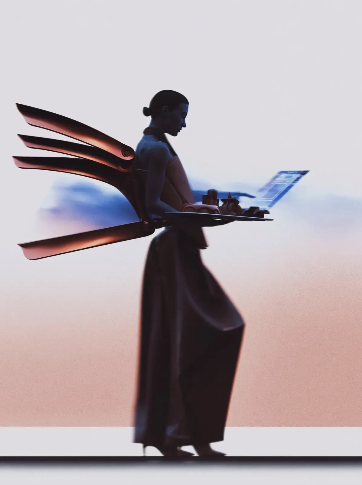 Winged character — вариант 3