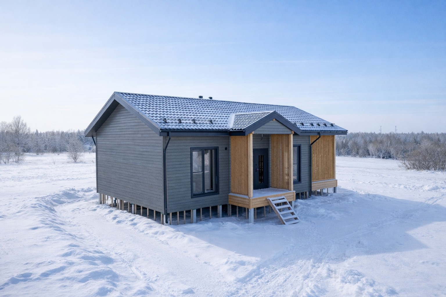 теплый ли каркасный дом