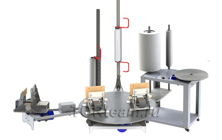 Упаковочные станки в стрейч пленку. Доставка по РФ и СНГ