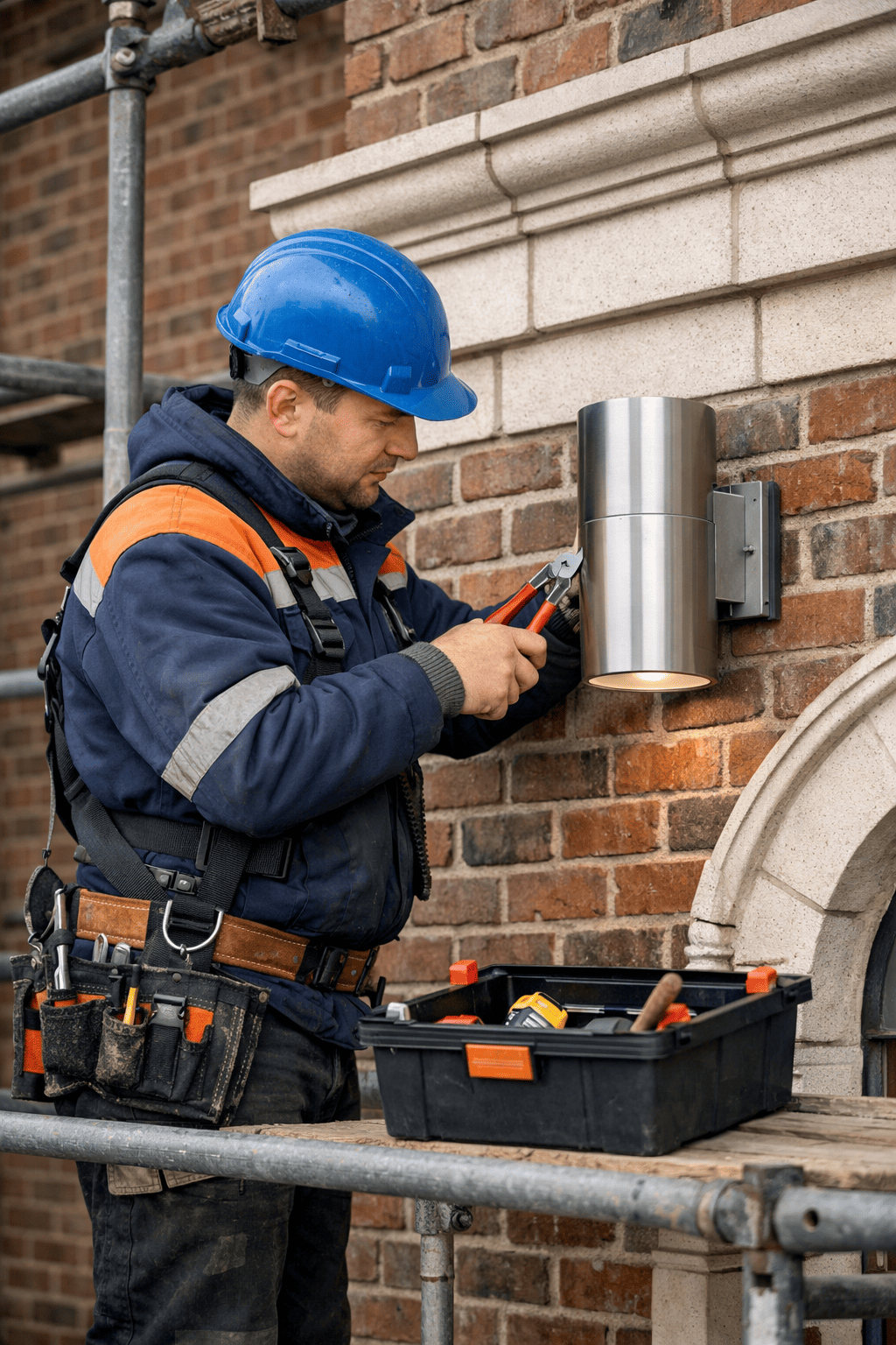 Монтаж светильника