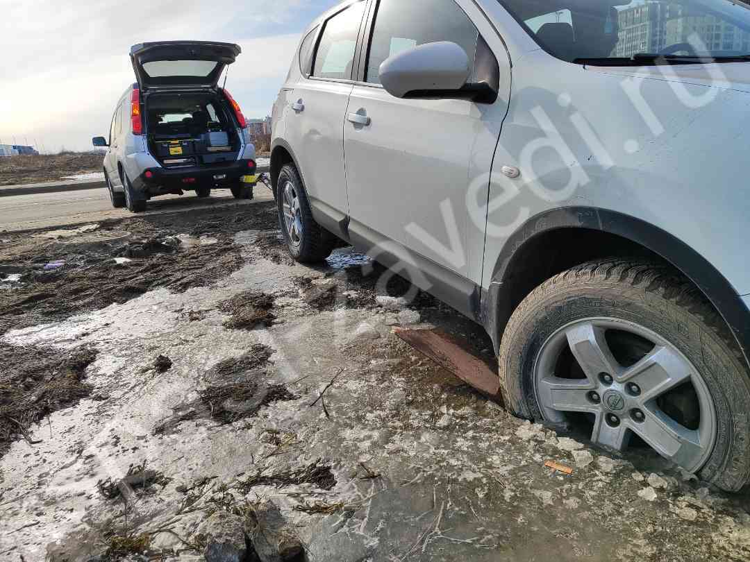 Вытащить, достать машину из канавы, грязи, дёшево, круглосуточно