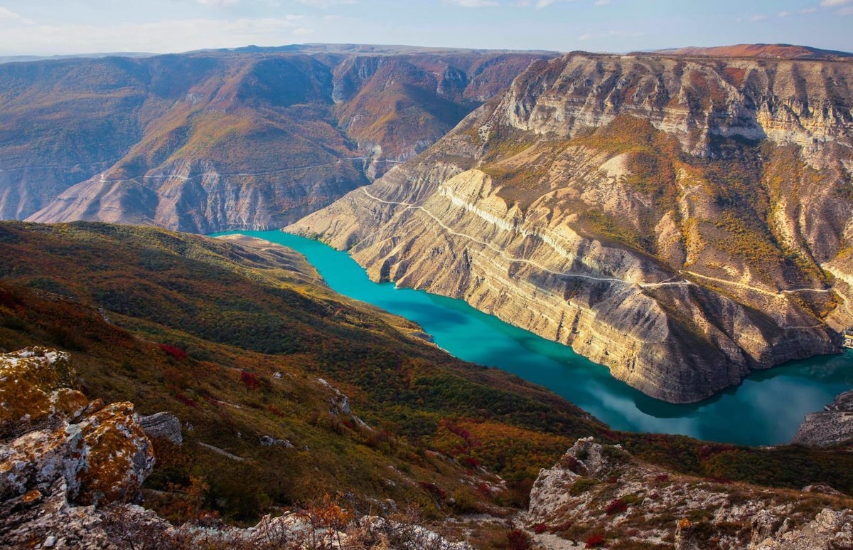 Сулакский каньон в Дагестане