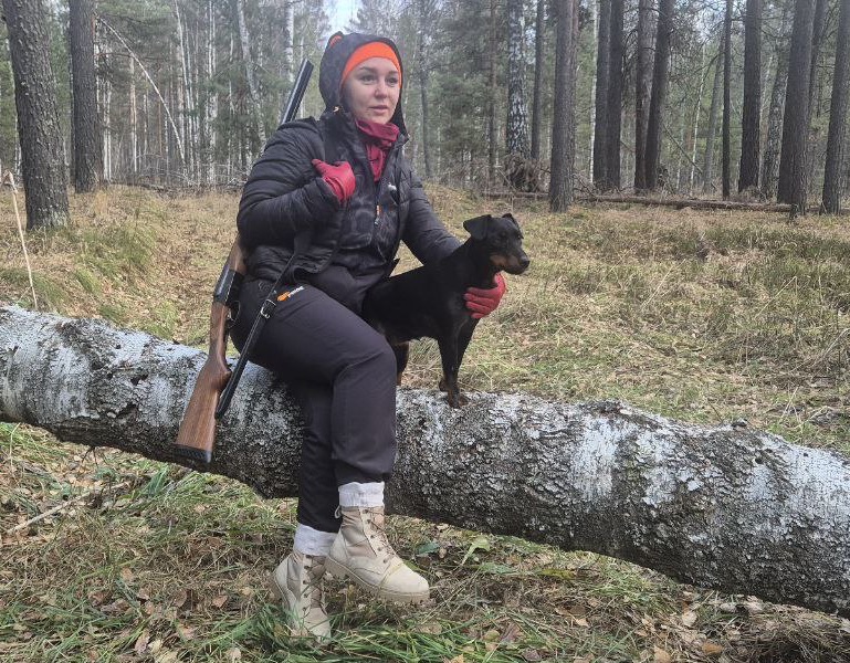 С Ярой на охоте