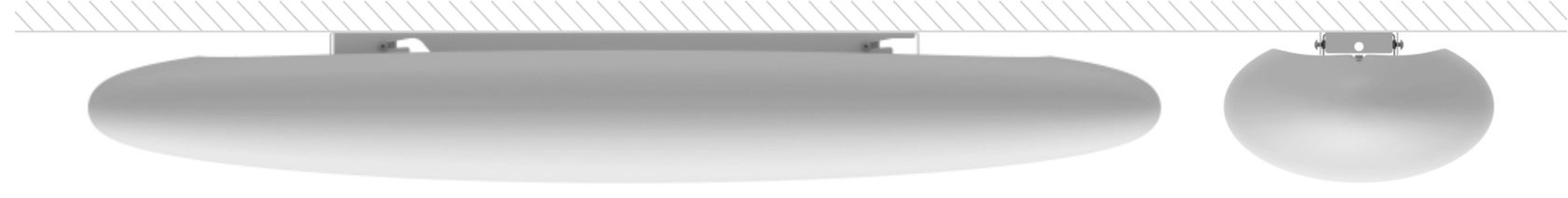 Настенный и потолочный Long ракурсы