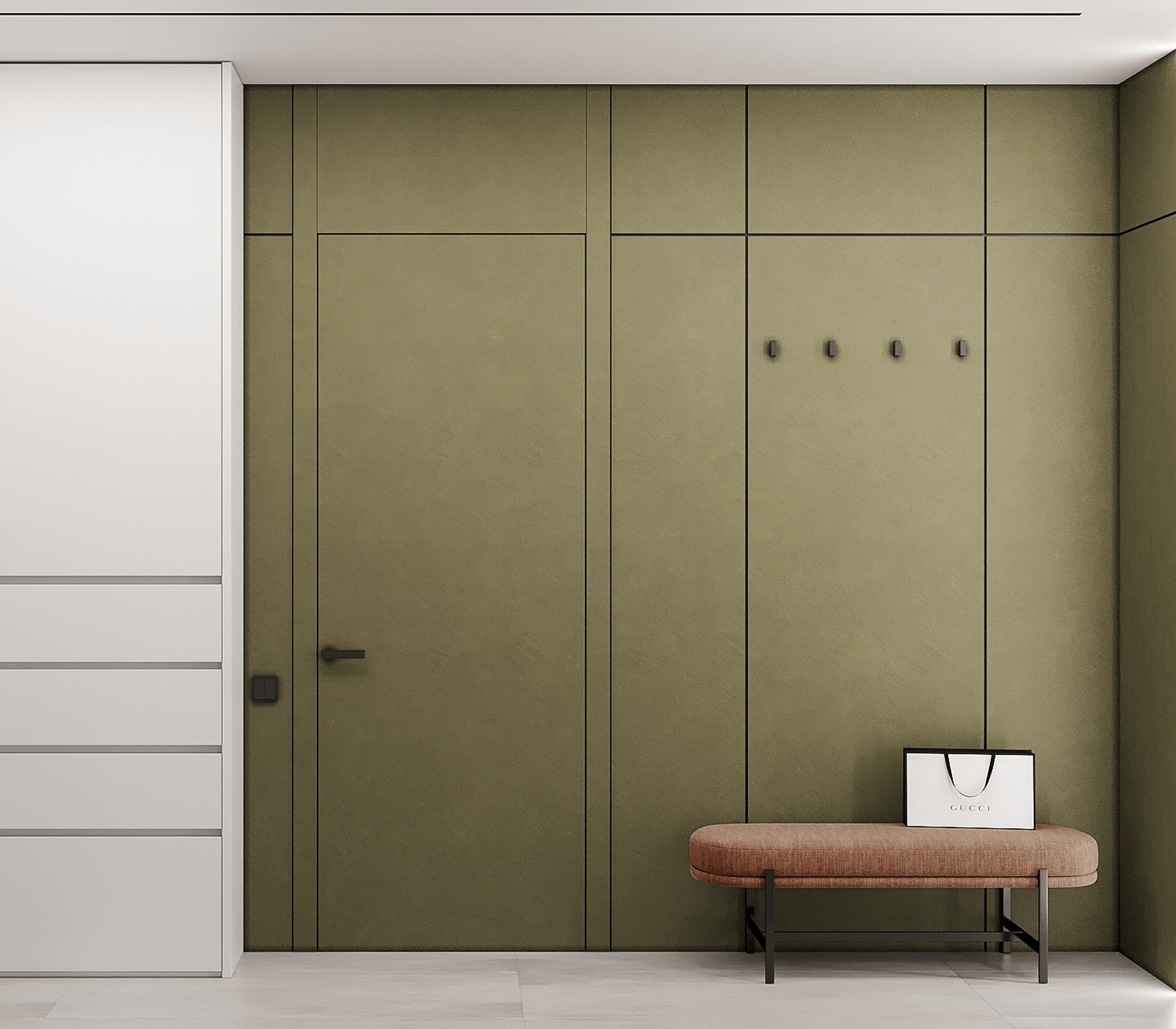 дизайн интерьера прихожей в частном доме