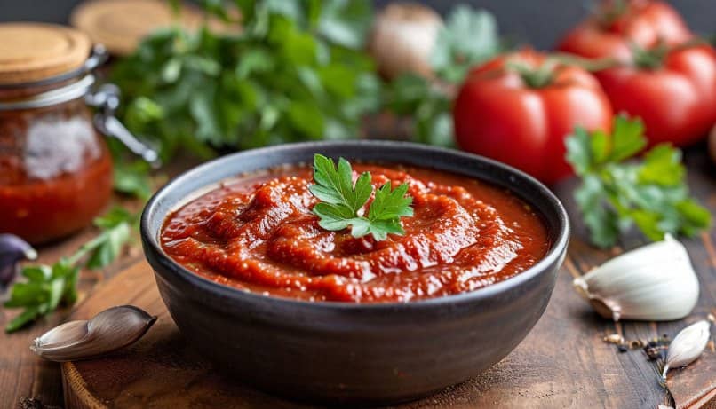 Грузинский соус с кинзой и томатной пастой