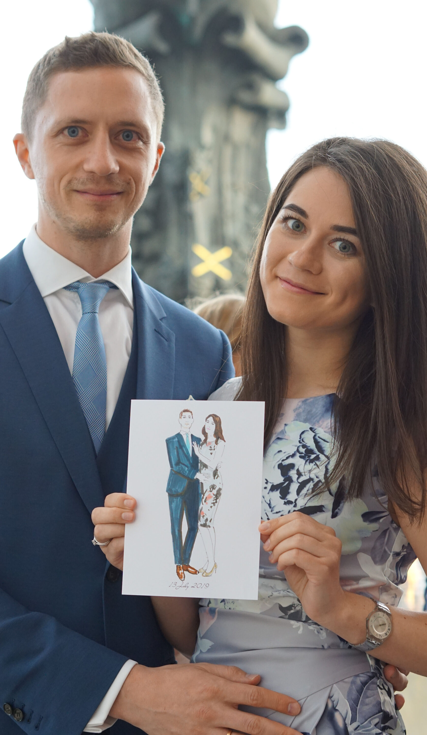 Скетчи маркерами на корпоративном мероприятии