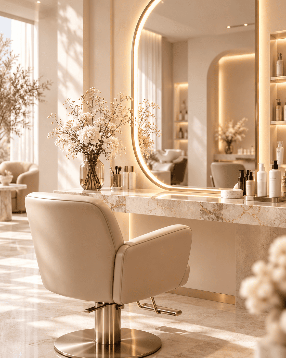 Пример многостраничного сайта для beauty-бизнеса