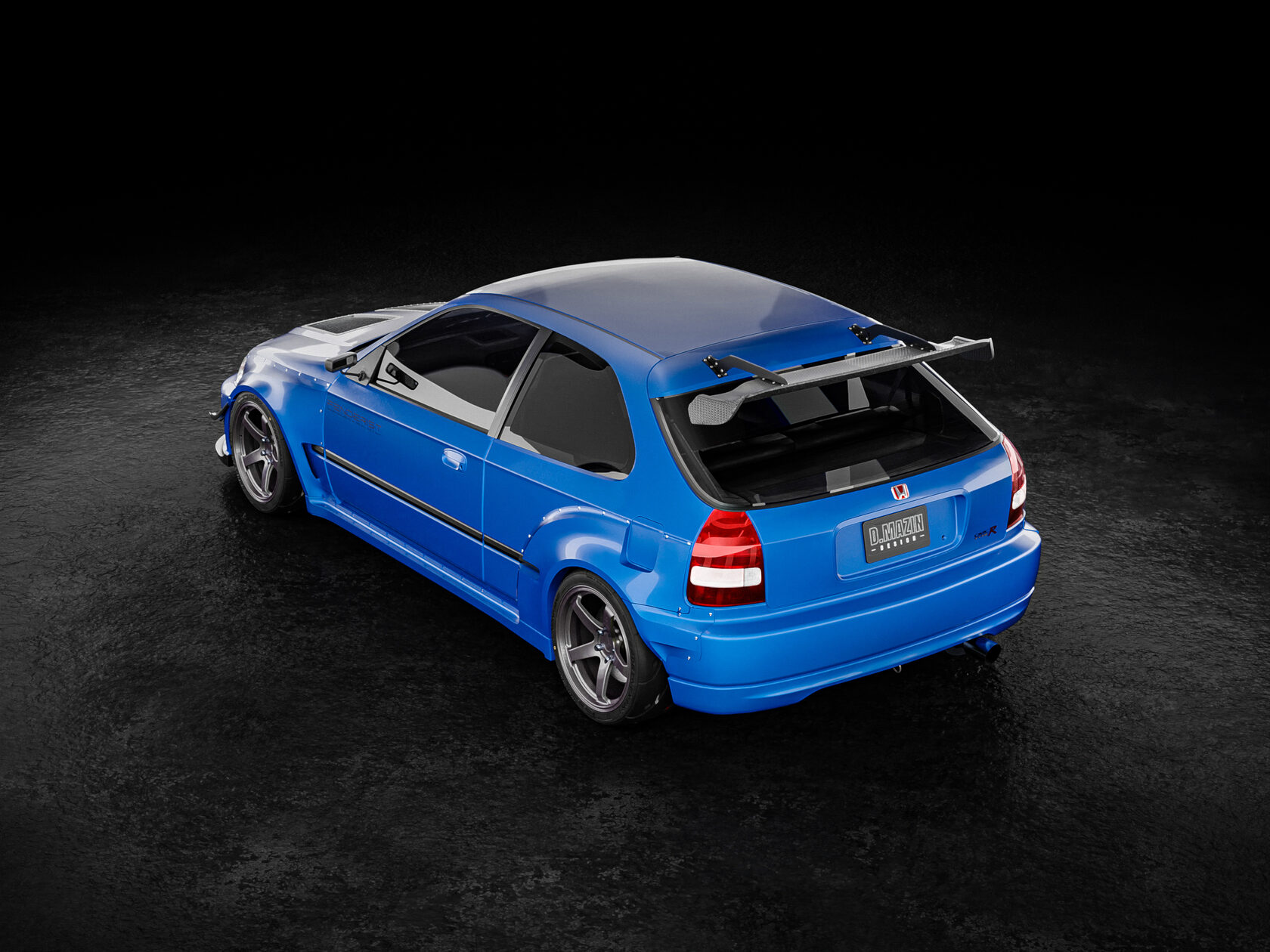 SPEC S Fender Flares set / WIDE BODY KIT Honda Civic 9800