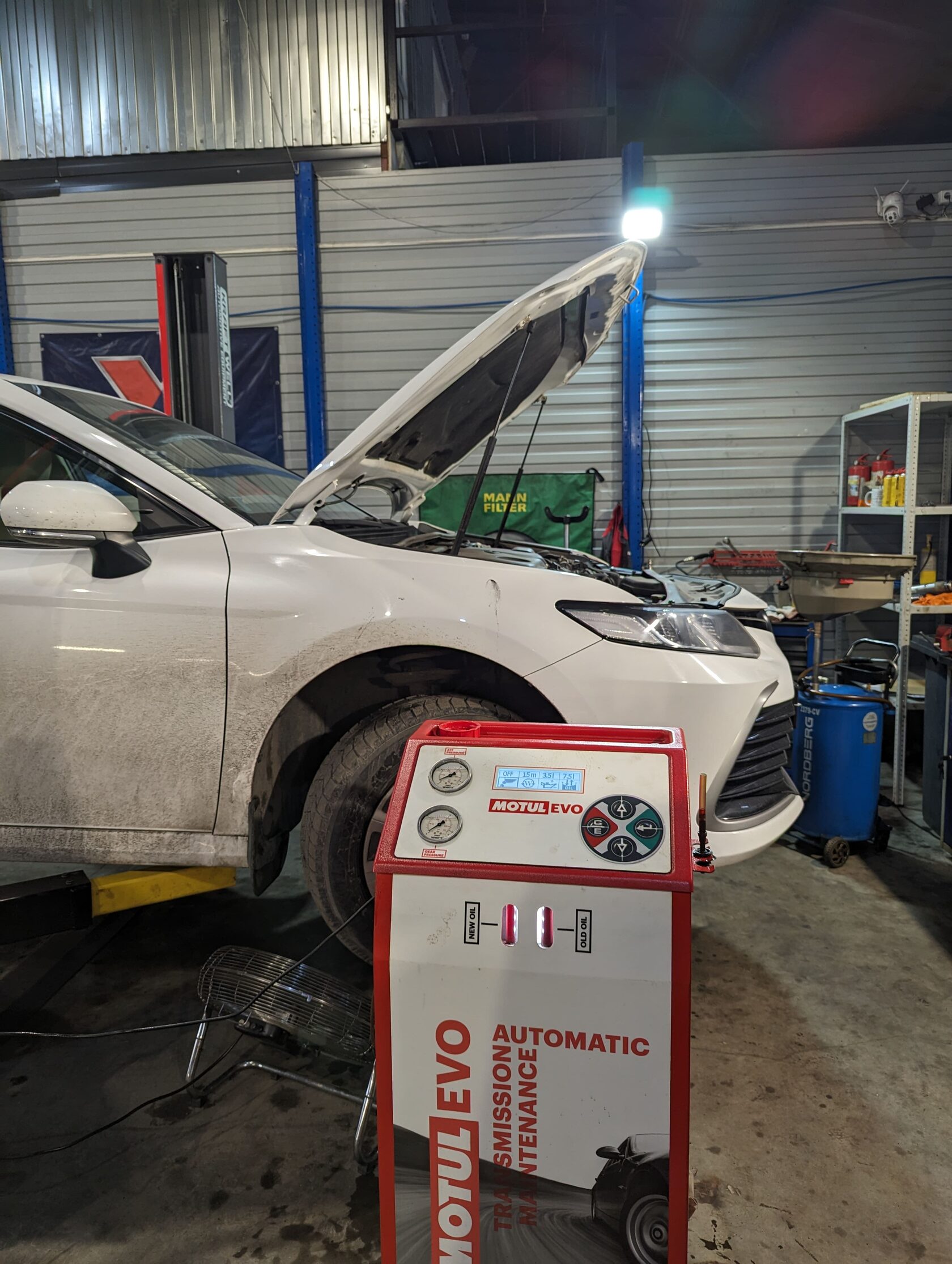 Результат обслуживания АКПП в Motul Team