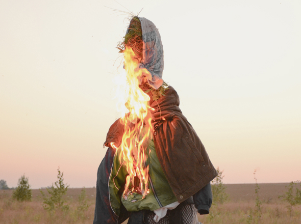 Сжигание костромы