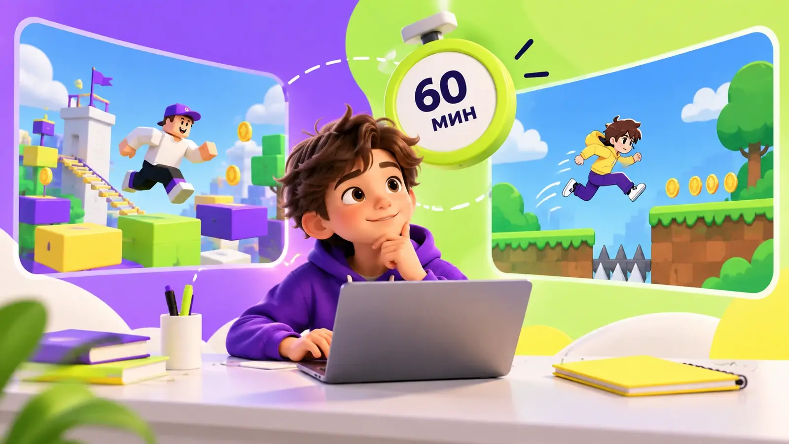 Домашний тест: по 30 минут в Roblox Studio и Unity