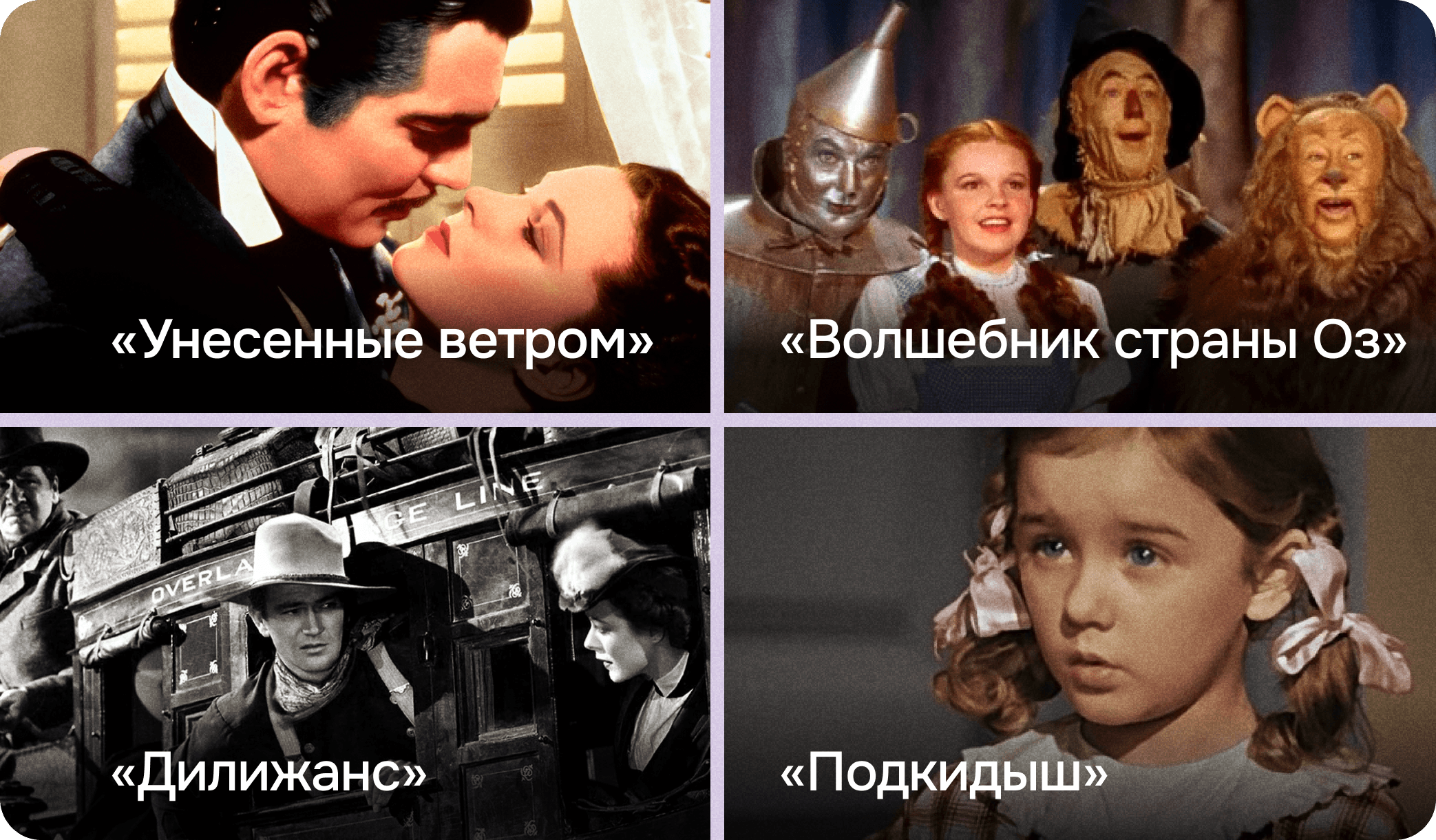 Унесенные ветром, Волшебник страны Оз — главные фильмы 1939 года
