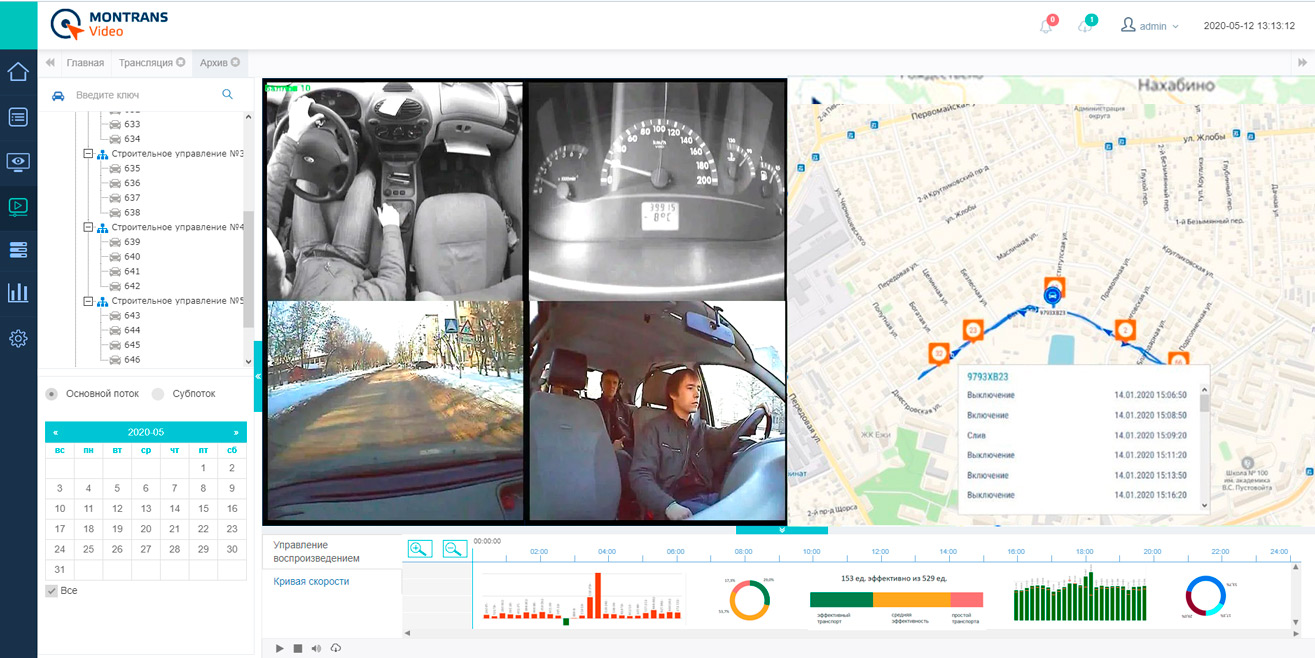 систем видеопомощи водителю (ADAS и DSM)