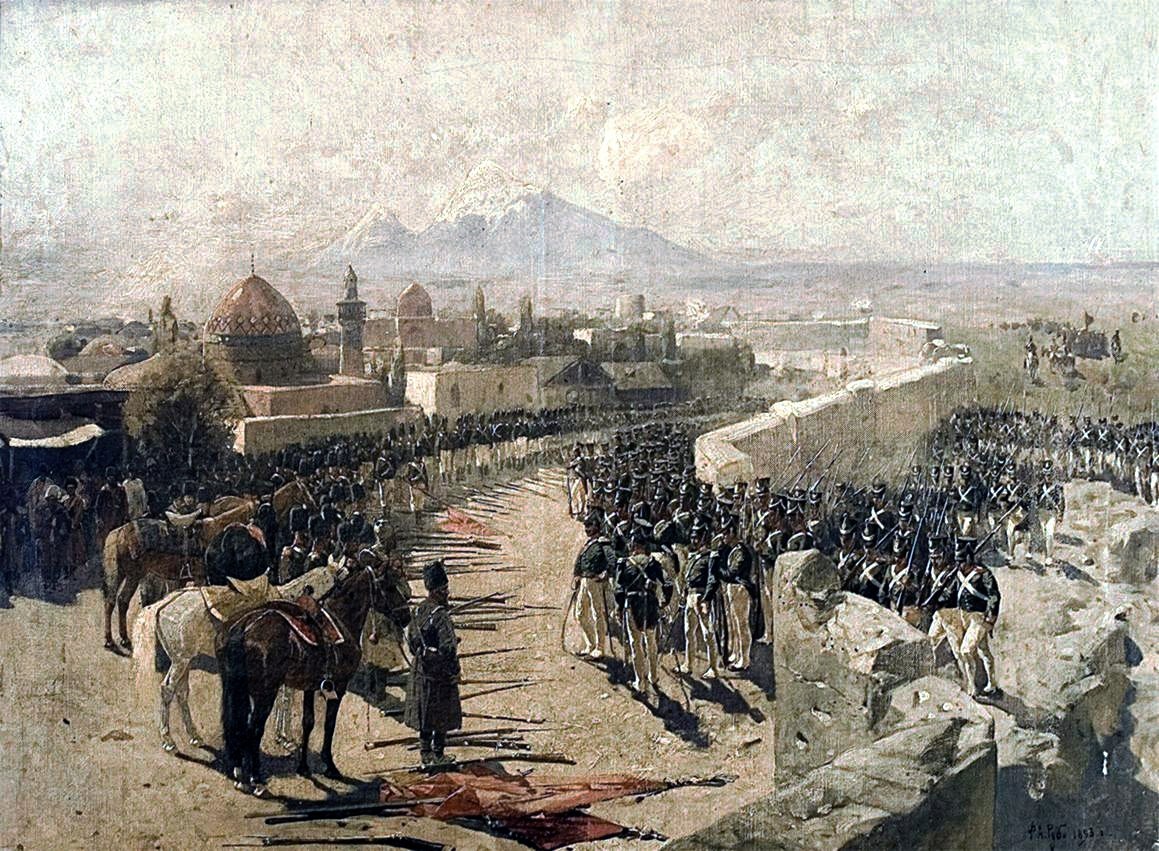 Русско иранская война 1826 1828 карта