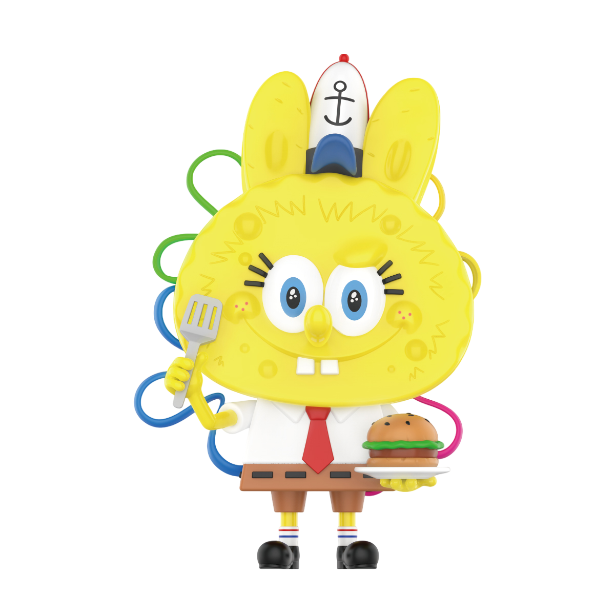 Labubu POP Mart Sponge Bob Champion Chef
