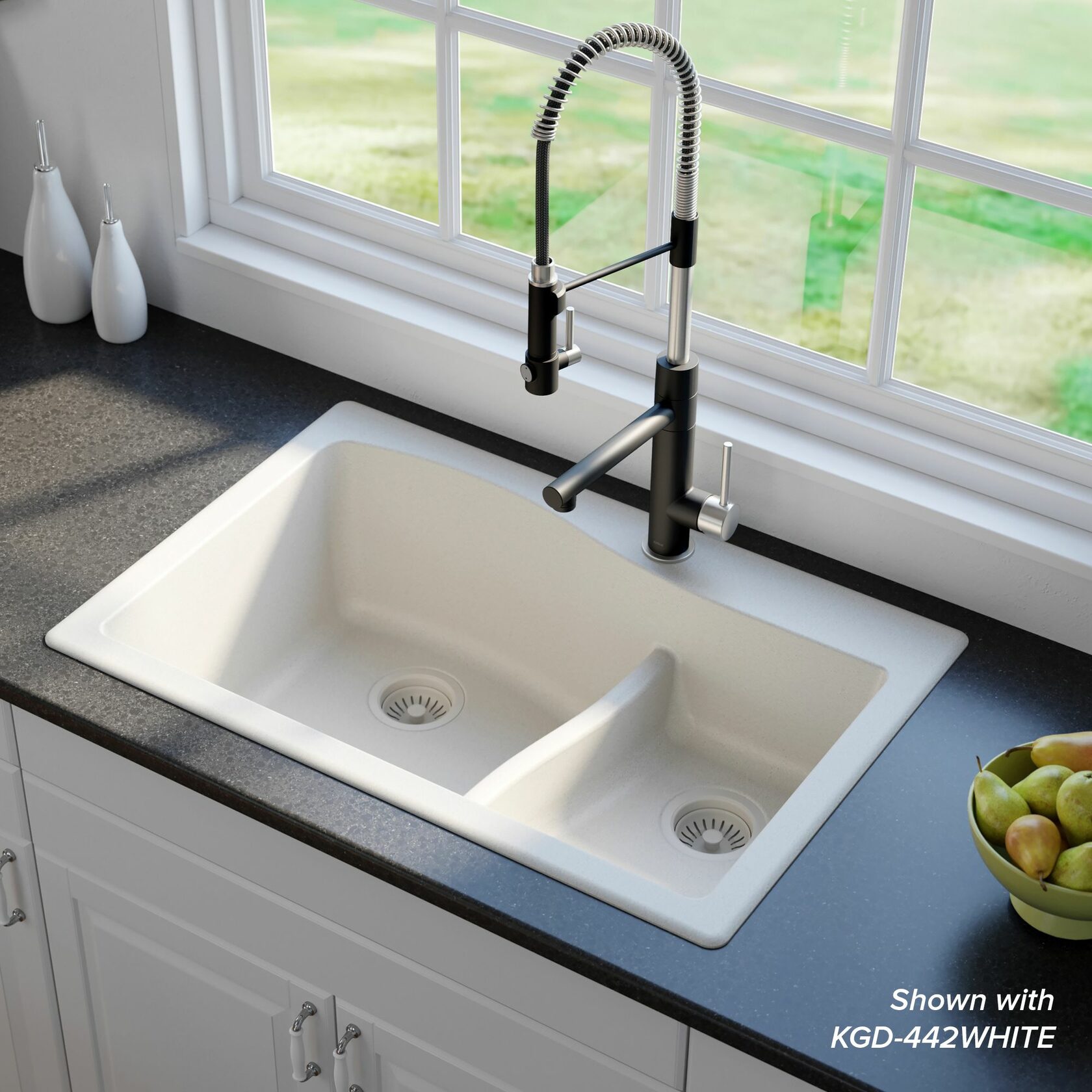 Кухонний змішувач Kraus KPF-1603SFSMB - изображение 7