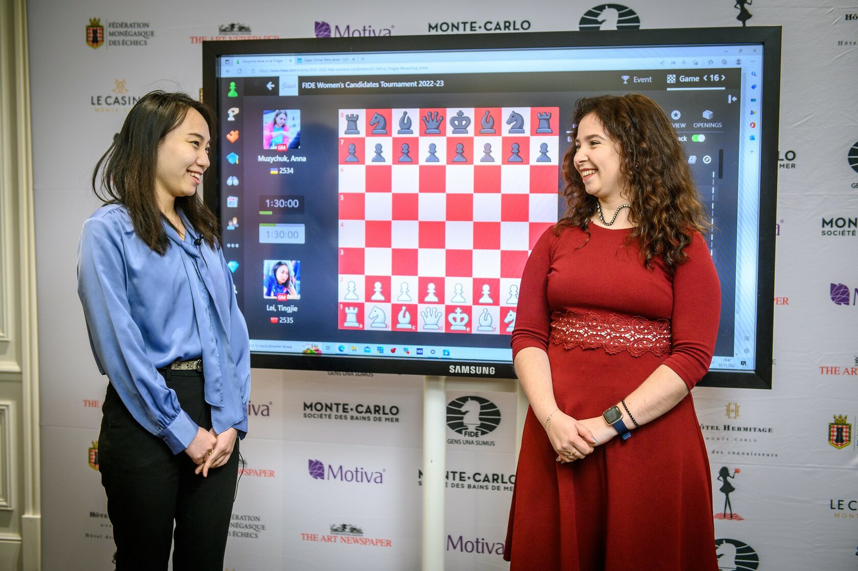 2022 FIDE Women Candidates - POOL A, SEMIFINAL - GAME 1