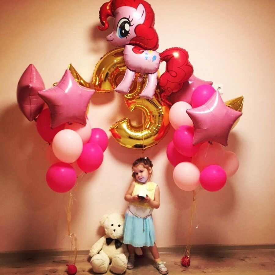 Шары на день рождения девочке 5 лет фото