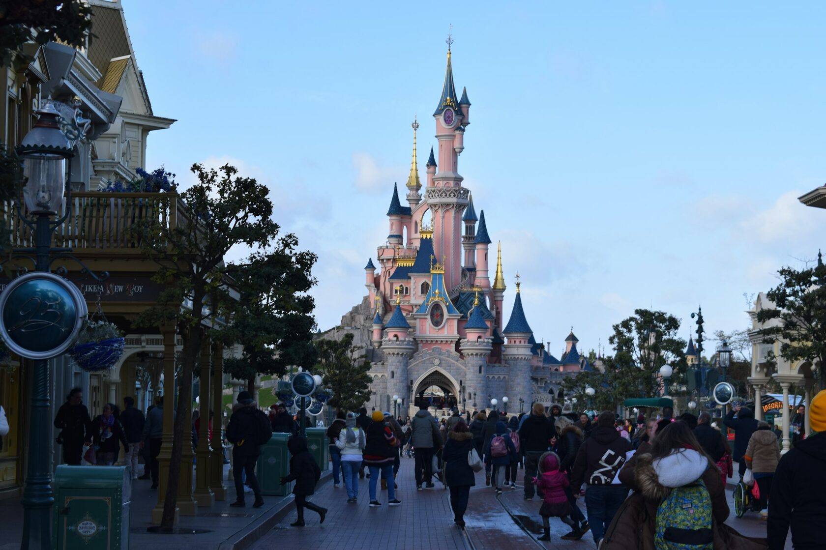 Disneyland Paris Sleeping Beauty Castle at night
