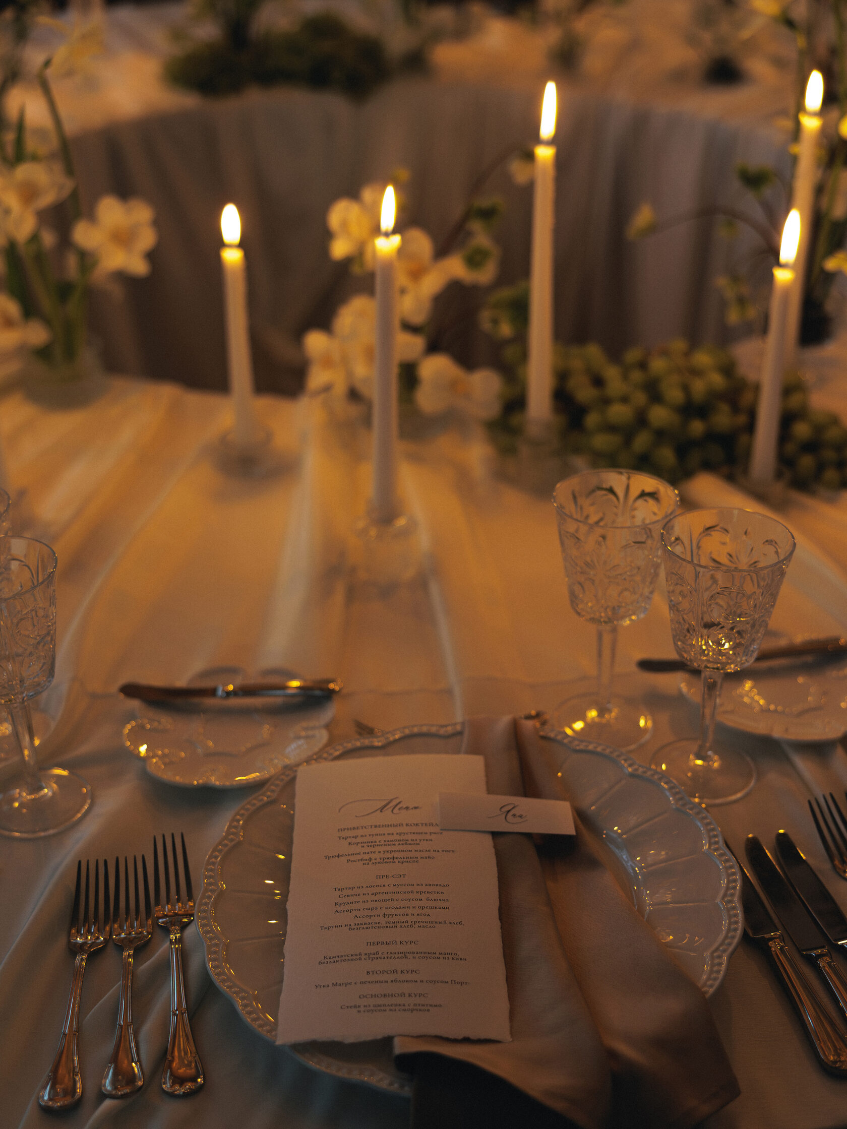 флористика и декор в итальянском утонченном стиле на свадьбе