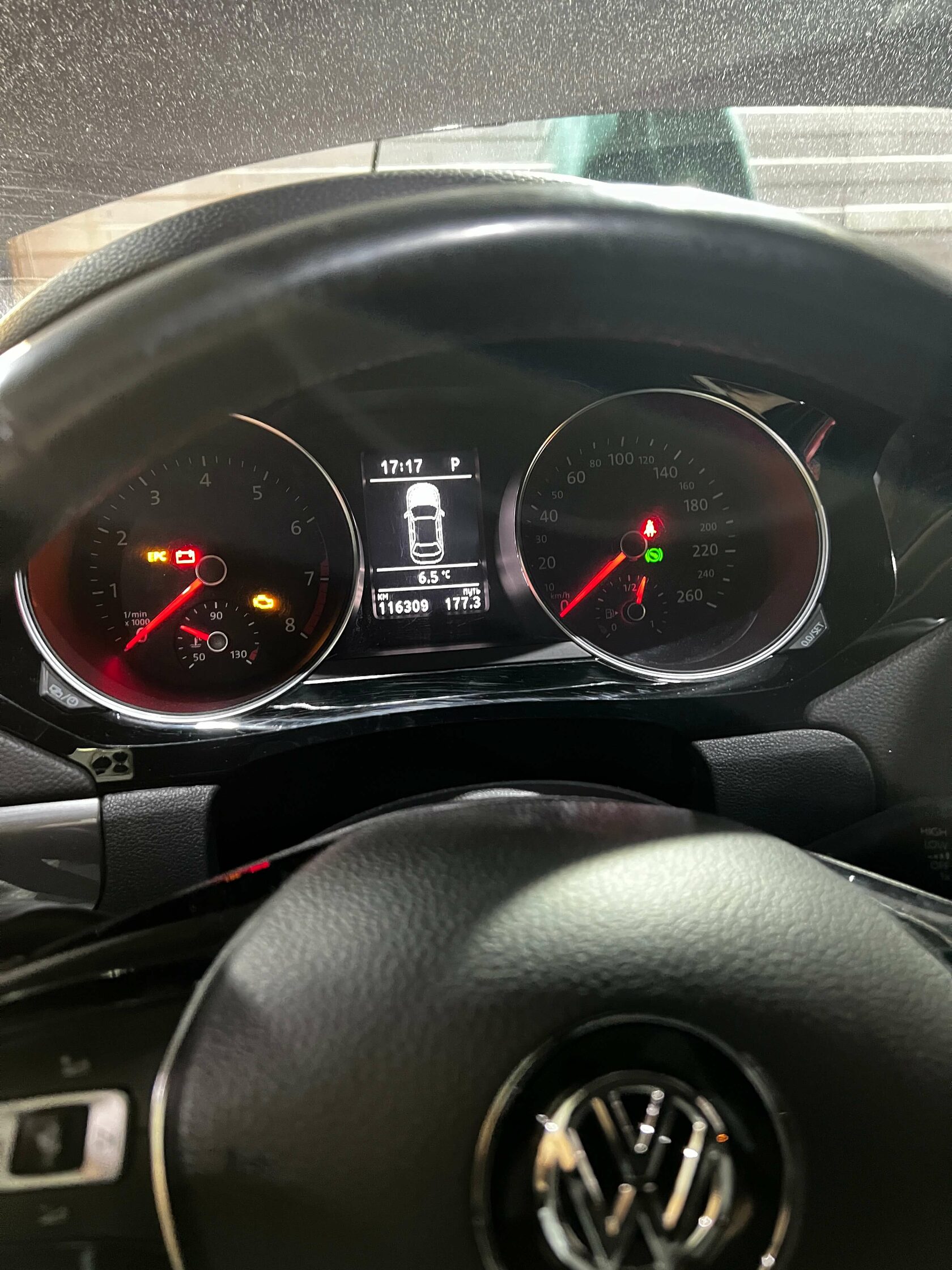 Результат обслуживания VW Jetta