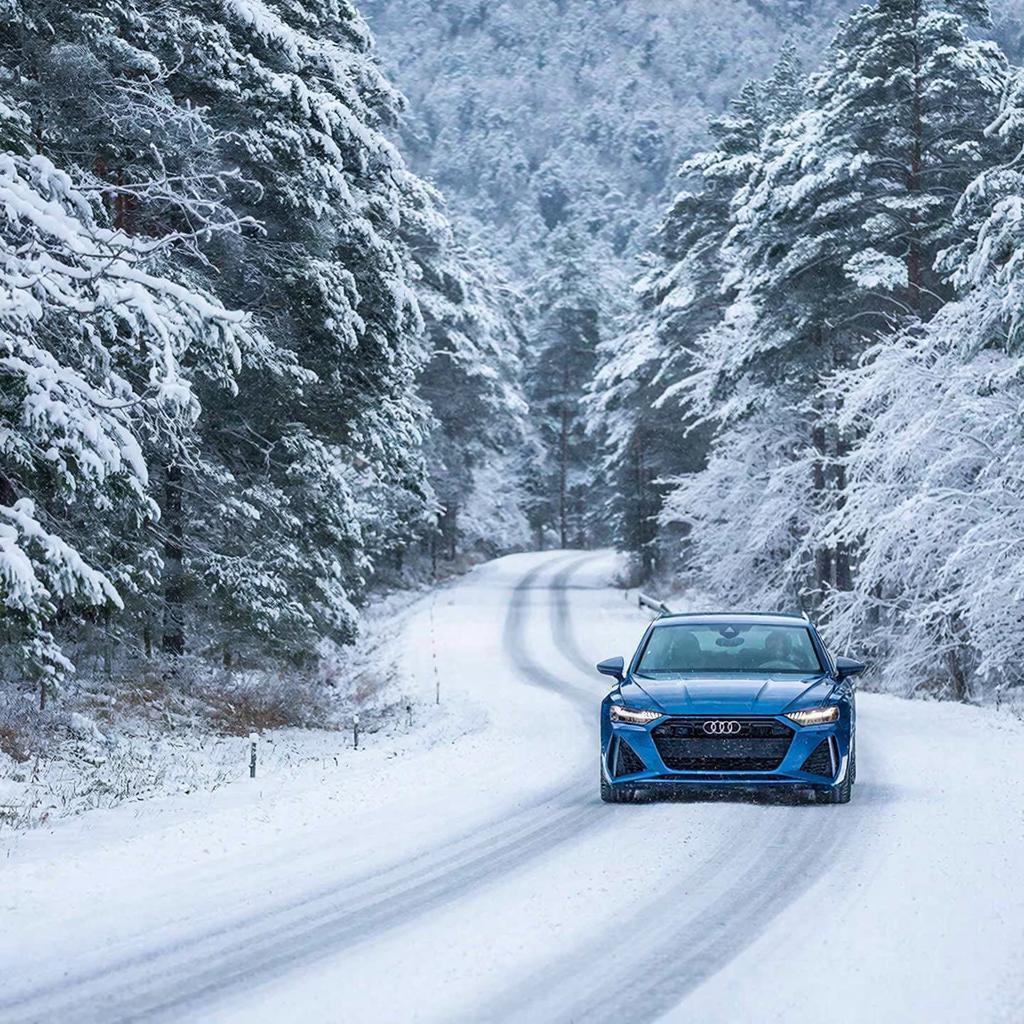 Автомобиль зима дорога