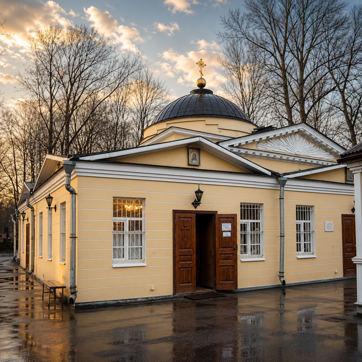 Церковь святителя Николая Чудотворца на Большеохтинском кладбище