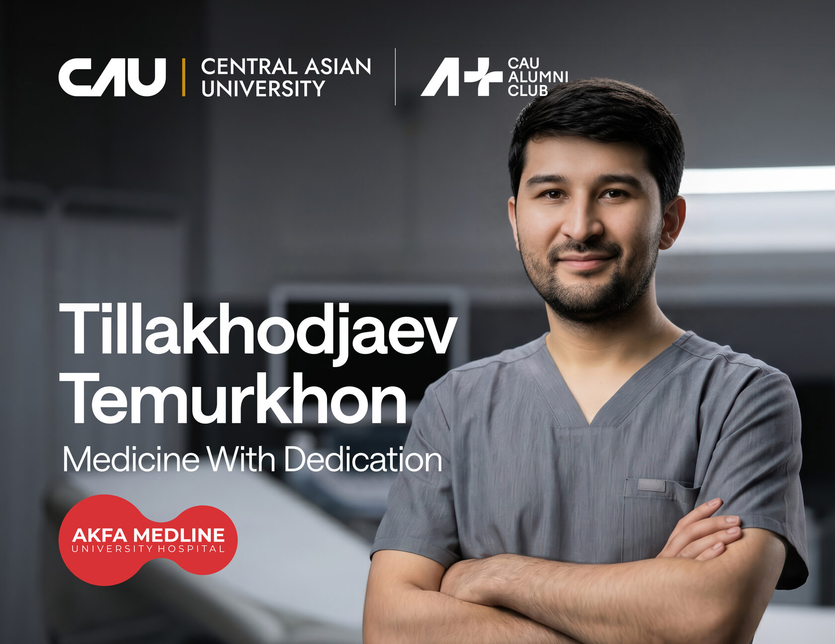 CAU graduate Temurkhon Tillakhodjaev, otolaryngology resident