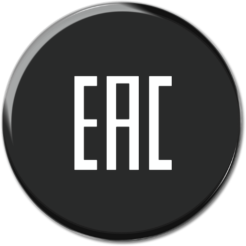 Значок EAC, подтверждающий соответствие продукции требованиям Евразийского экономического союза