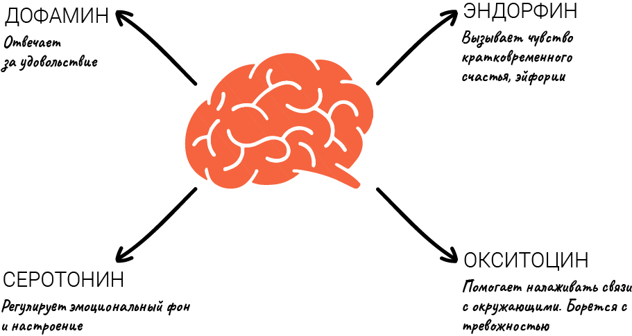 Гормоны счастья: что такое эндорфины и как их вырабатывать