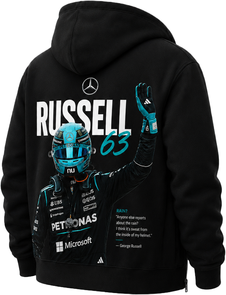 Russell Mercedes худи