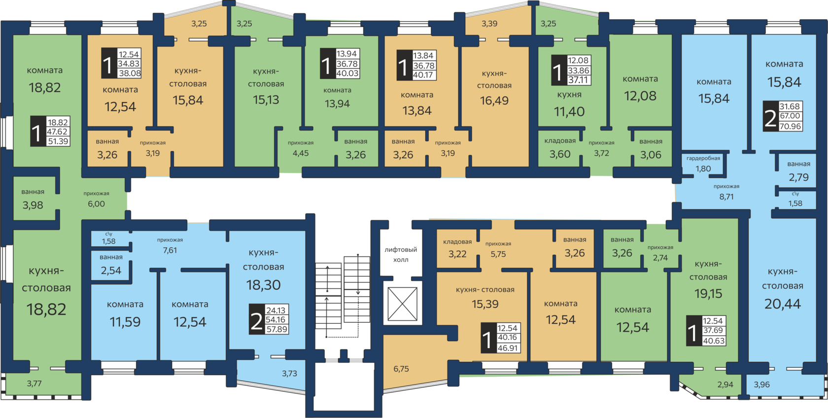 Планировки подъездов