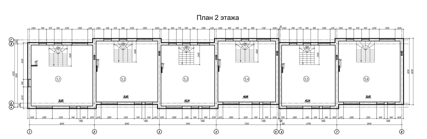 Донбасская, 7 — Планировка 107 м² — 2 этаж