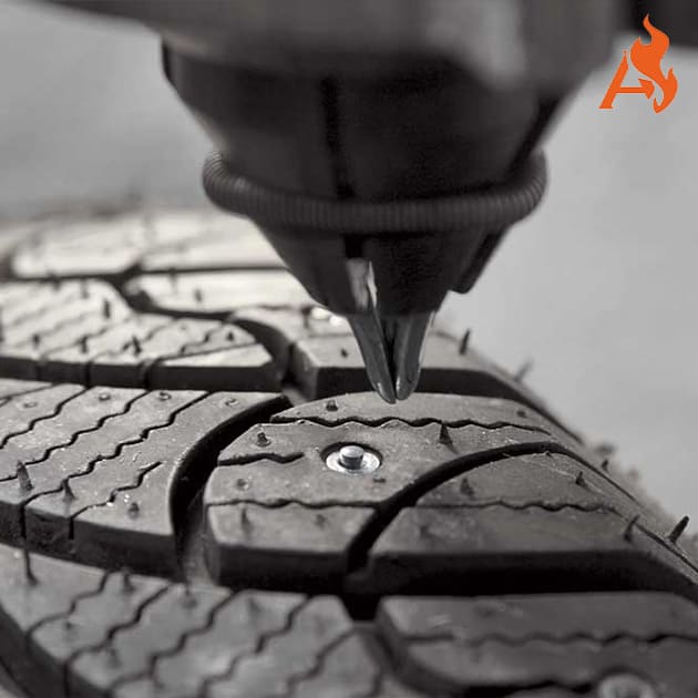 Восстановление шипованной резины (дошиповка)